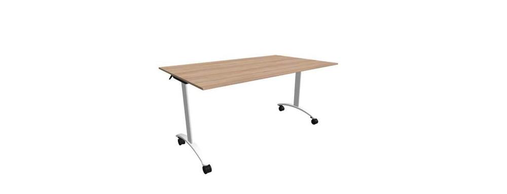 Alba sklopný stůl - TIPPER CLASSIC bílá, LTD 18 bardolino, 1500x900x730