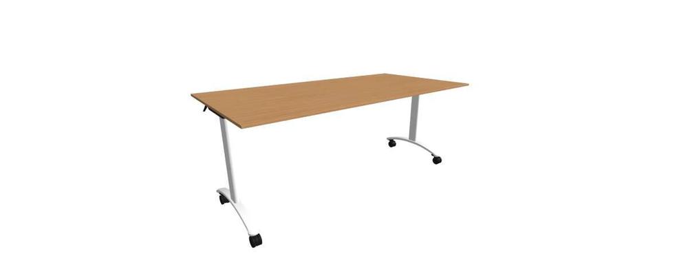 Alba sklopný stůl - TIPPER CLASSIC bílá, LTD 18 buk, 1800x900x730