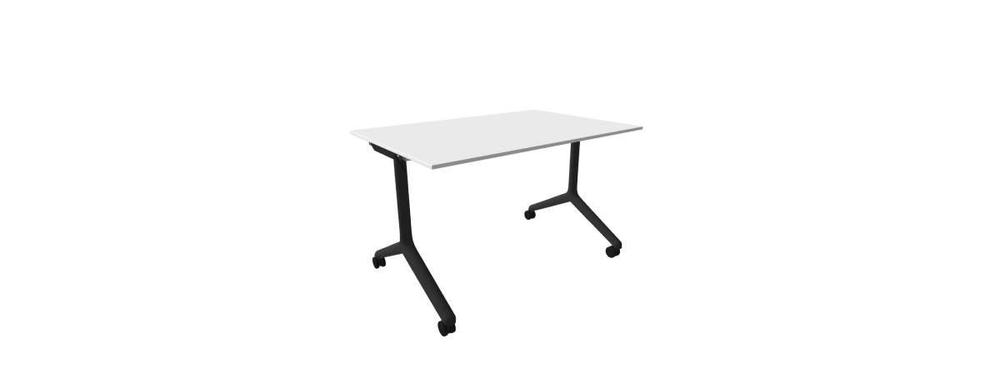 Alba sklopný stůl - TIPPER DUO černá, LTD 18 bílá, 1200x800x730
