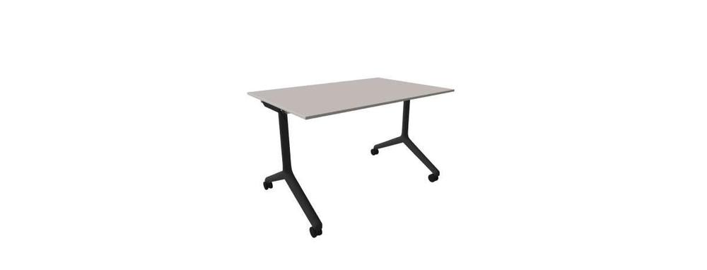 Alba sklopný stůl - TIPPER DUO černá, LTD 18 šedá, 1200x800x730