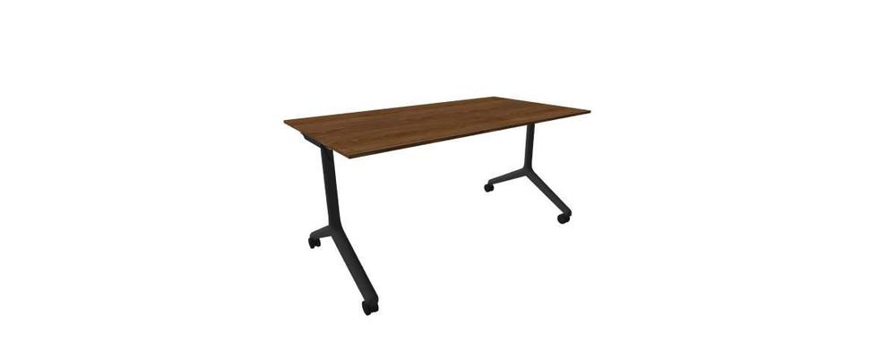 Alba sklopný stůl - TIPPER DUO černá, LTD 18 ořech, 1500x800x730