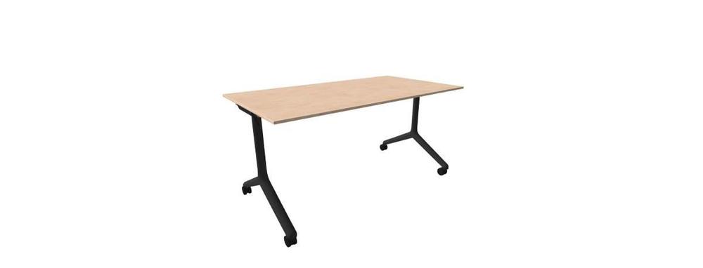 Alba sklopný stůl - TIPPER DUO černá, LTD 18 bříza, 1500x800x730