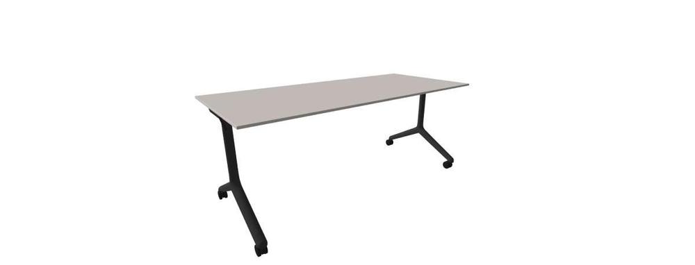Alba sklopný stůl - TIPPER DUO černá, LTD 18 šedá, 1800x800x730