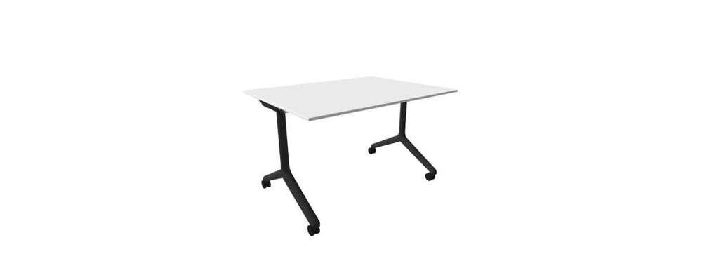 Alba sklopný stůl - TIPPER DUO černá, LTD 18 bílá, 1200x900x730