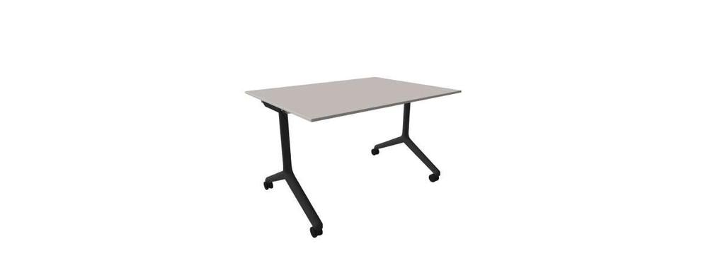 Alba sklopný stůl - TIPPER DUO černá, LTD 18 šedá, 1200x900x730