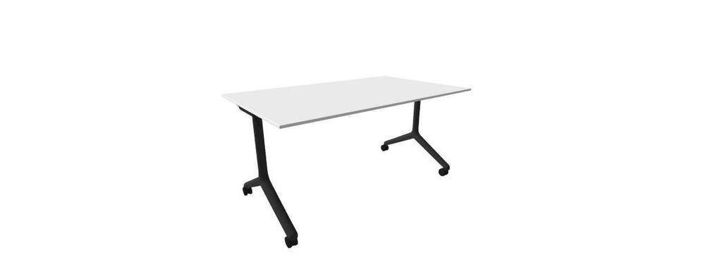 Alba sklopný stůl - TIPPER DUO černá, LTD 18 bílá, 1500x900x730