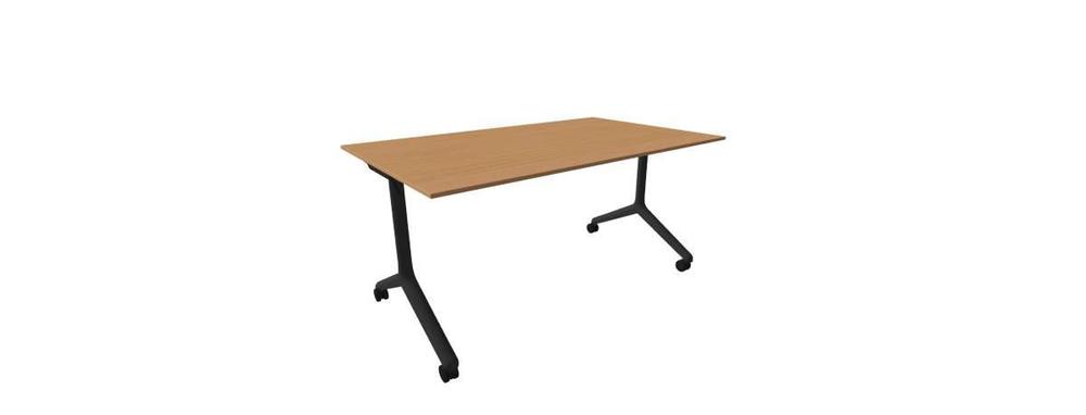 Alba sklopný stůl - TIPPER DUO černá, LTD 18 buk, 1500x900x730