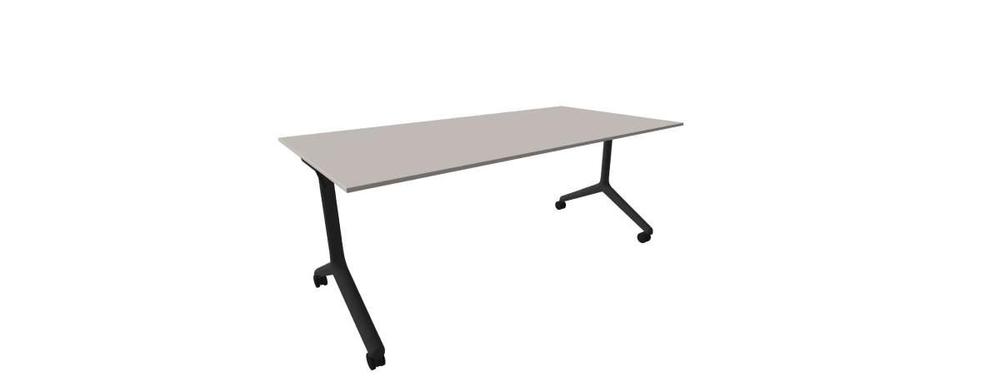 Alba sklopný stůl - TIPPER DUO černá, LTD 18 šedá, 1800x900x730