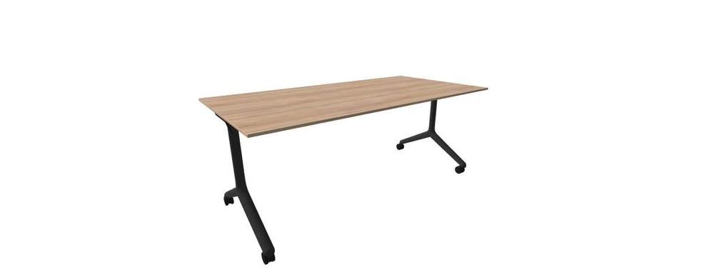 Alba sklopný stůl - TIPPER DUO černá, LTD 18 bardolino, 1800x900x730