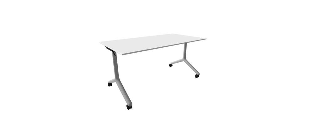 Alba sklopný stůl - TIPPER DUO šedá, LTD 18 bílá, 1500x800x730