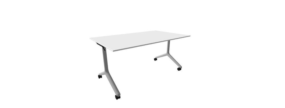 Alba sklopný stůl - TIPPER DUO šedá, LTD 18 bílá, 1500x900x730