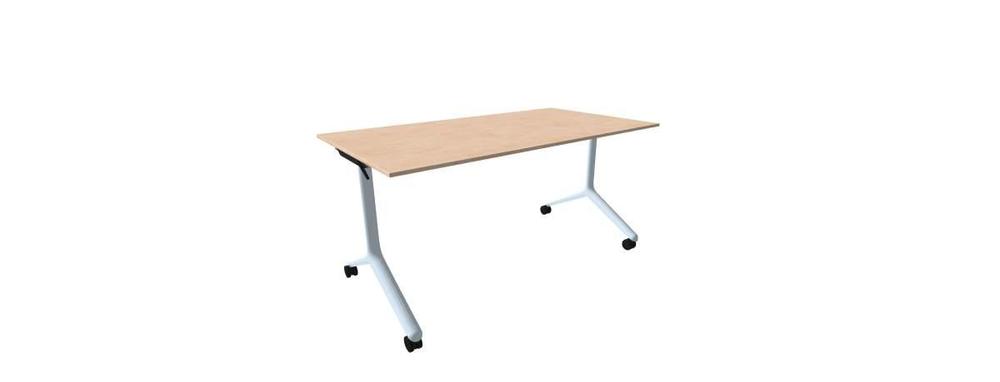 Alba sklopný stůl - TIPPER DUO chrom, LTD 18 bříza, 1500x800x730