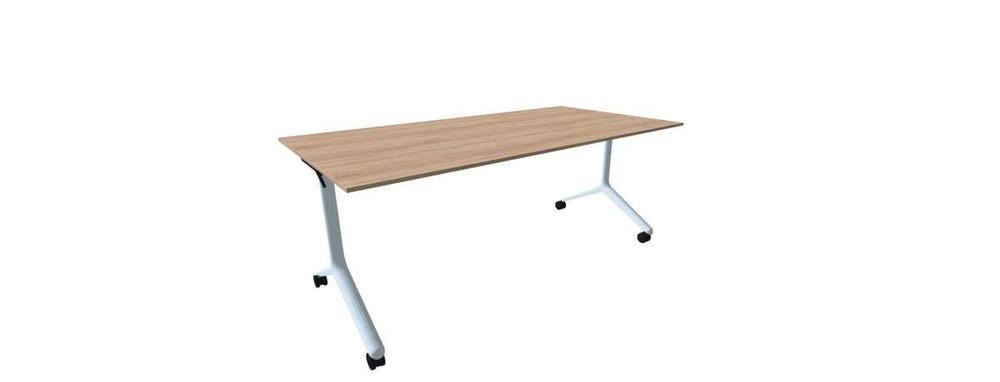 Alba sklopný stůl - TIPPER DUO chrom, LTD 18 bardolino, 1800x900x730