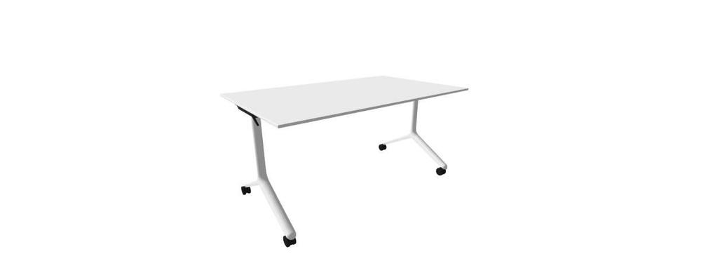 Alba sklopný stůl - TIPPER DUO bílá, LTD 18 bílá, 1500x900x730