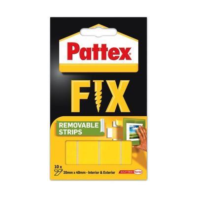 Pattex lepicí proužky SUPER FIX 4 cm x 2 cm/10 ks