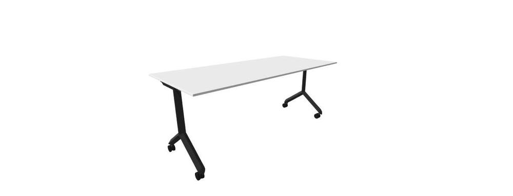 Alba sklopný stůl - TIPPER PRO černá, LTD 18 bílá, 1800x800x730