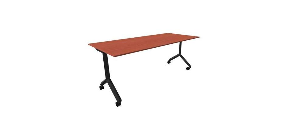 Alba sklopný stůl - TIPPER PRO černá, LTD 18 třešeň, 1800x800x730