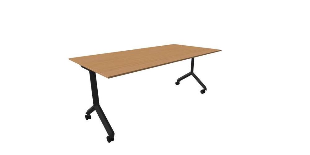 Alba sklopný stůl - TIPPER PRO černá, LTD 18 buk, 1800x900x730