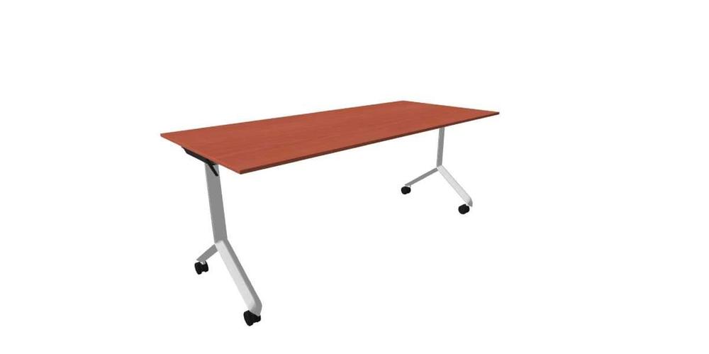 Alba sklopný stůl - TIPPER PRO bílá, LTD 18 třešeň, 1800x800x730