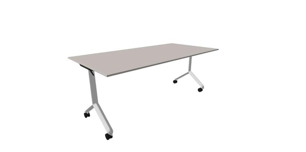 Alba sklopný stůl - TIPPER PRO bílá, LTD 18 šedá, 1800x900x730