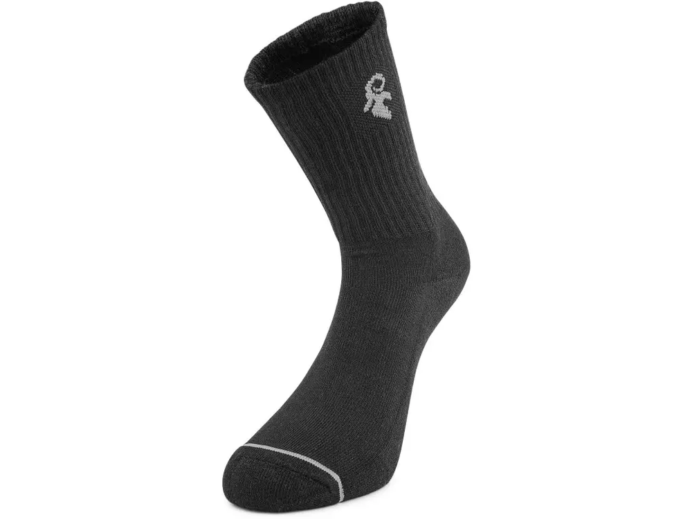 CXS ponožky SportSocks, černé, 3 páry,vel. 36-39 