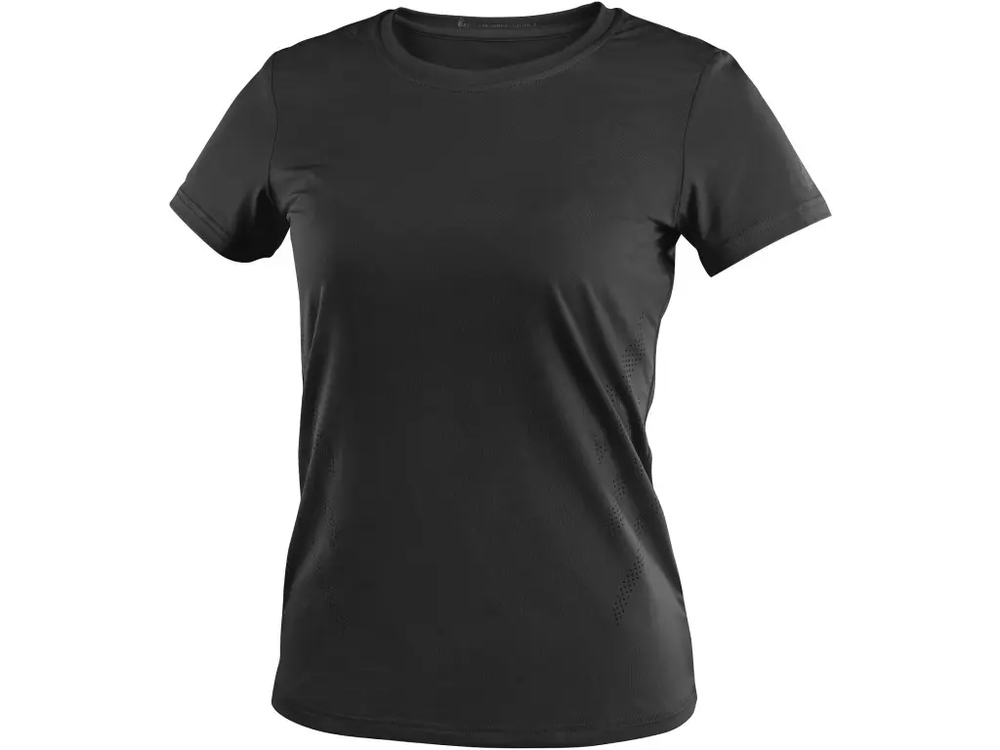 CXS tričko MOVADO, funkční, krátký rukáv, dámské, černé 