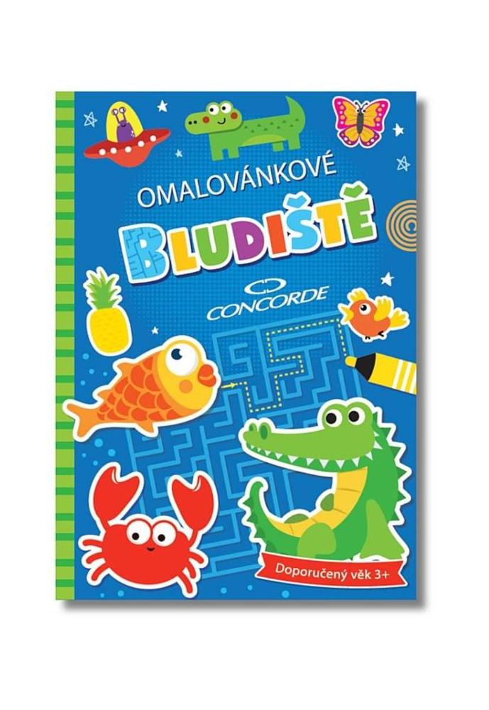 CONCORDE omalovánkové bludiště 