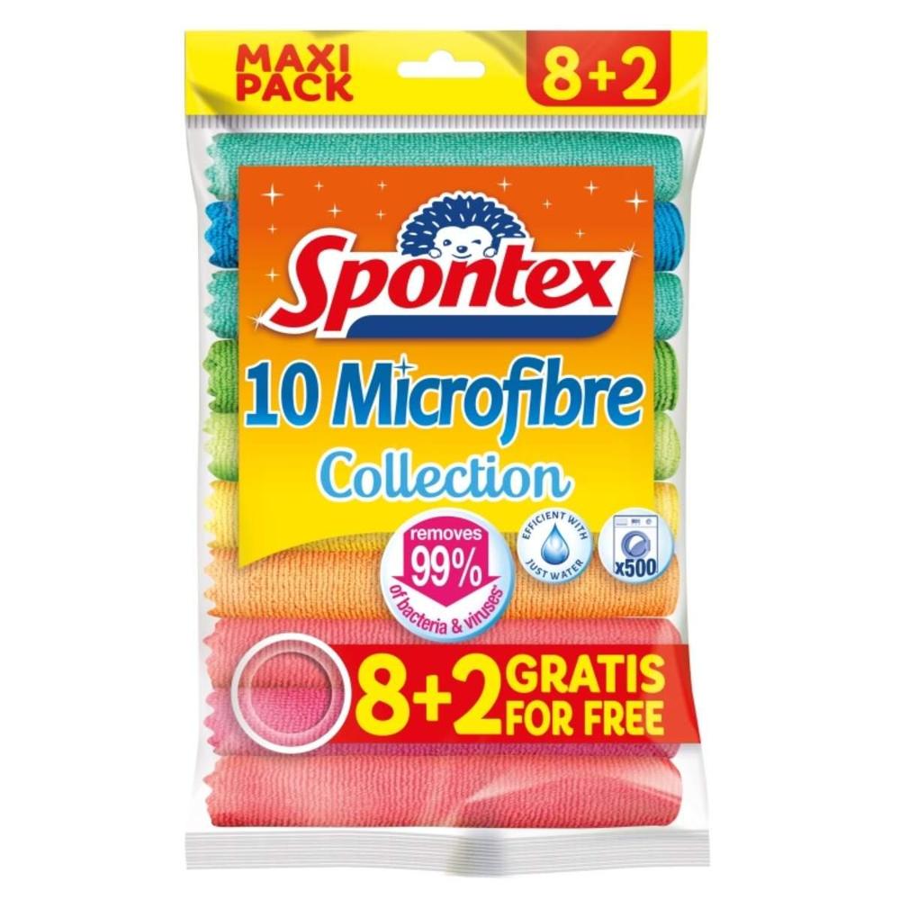 Spontex utěrka mikrovlákno 8+2