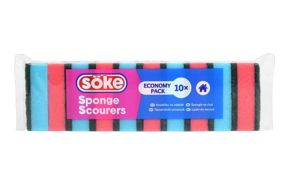 Söke houbička na nádobí 10 ks