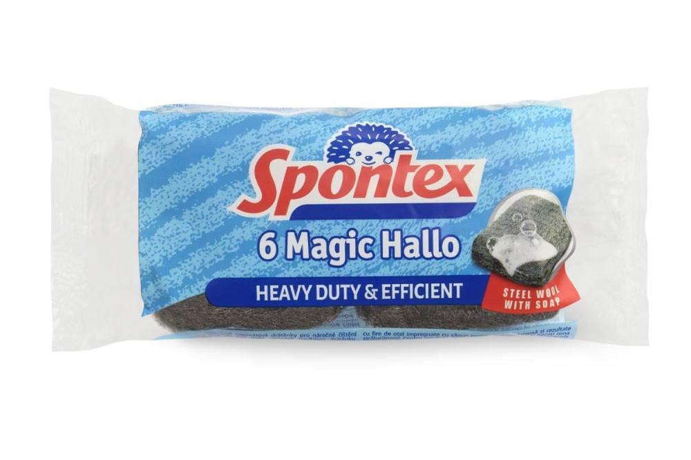 Spontex drátěnka saponátová Magic 6 ks