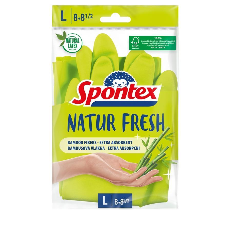Spontex rukavice Natur Fresh vel. L