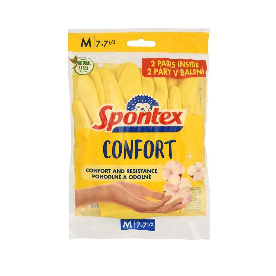 Spontex rukavice Confort vel. M, 2 páry