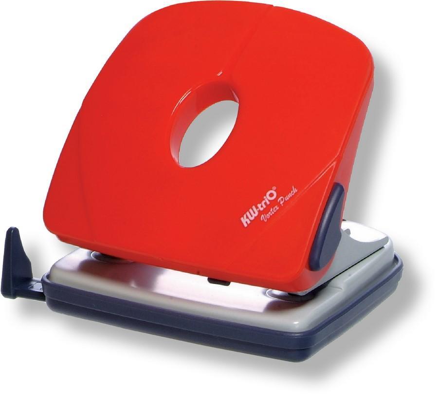 Kw-trio děrovač 96PO Vortex červený