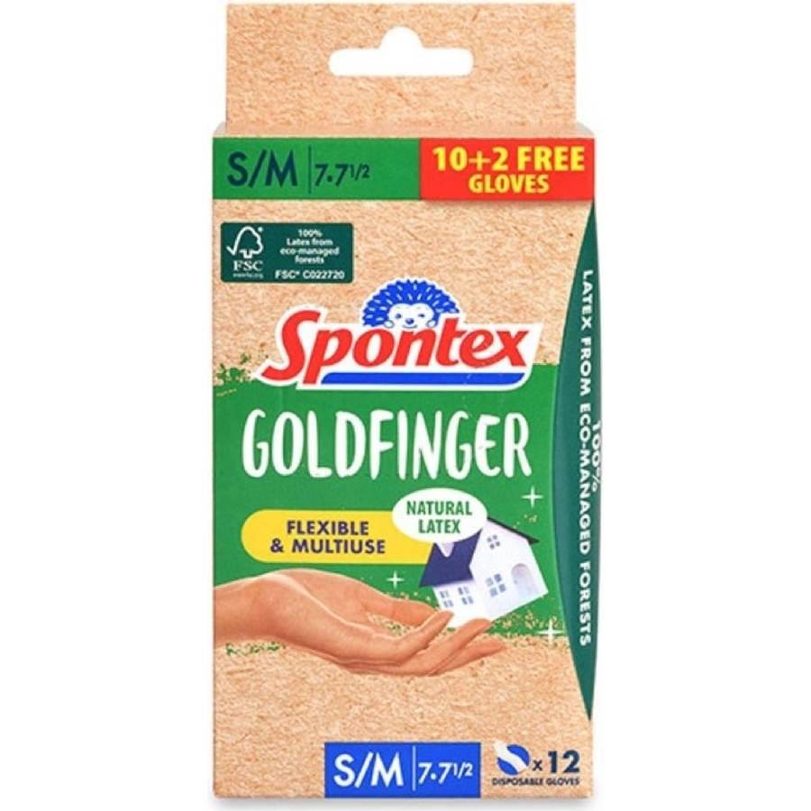 Spontex rukavice jednorázové Goldfinger 