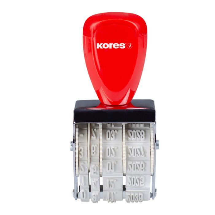 Kores razítko datumové 4 mm, nesamobarvící