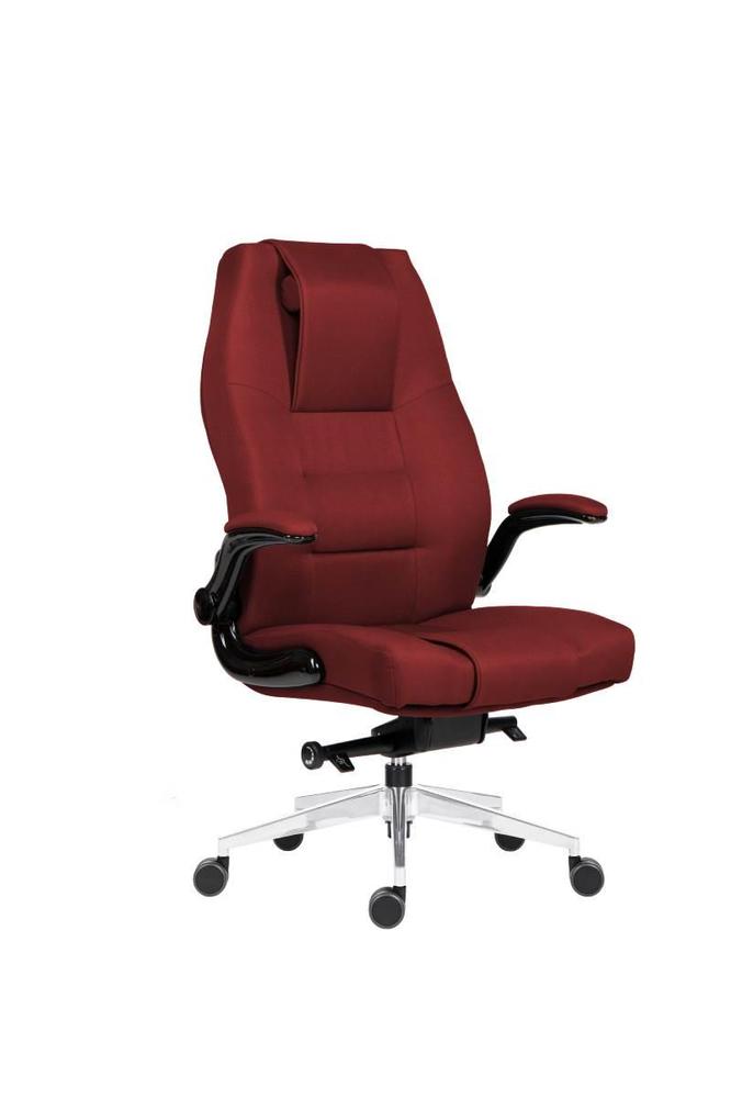 Kancelářské křeslo Markus - červené s integrovaným podhlavníkem