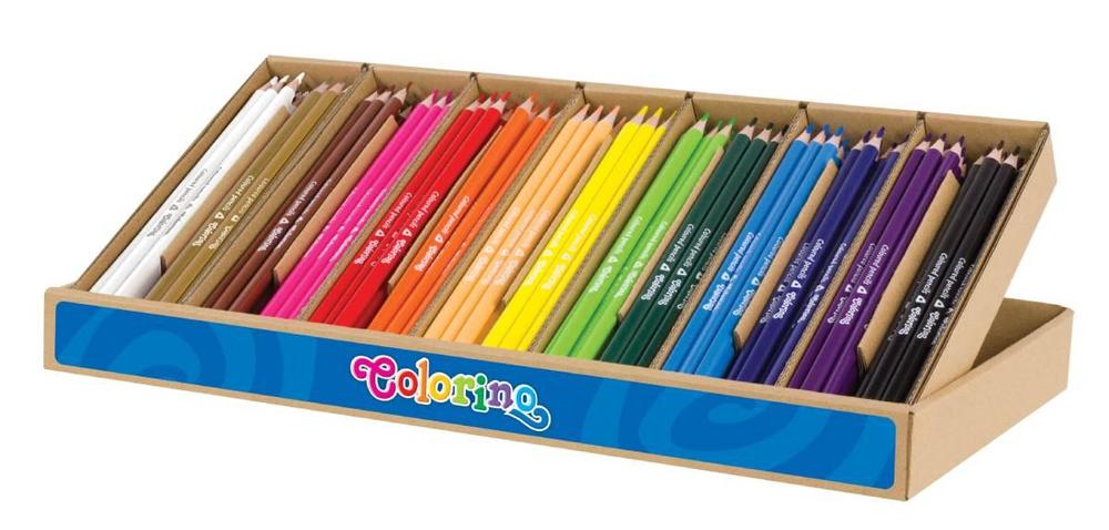 Colorino pastelky trojhranné BIG BOX, 14 barev, 168 ks