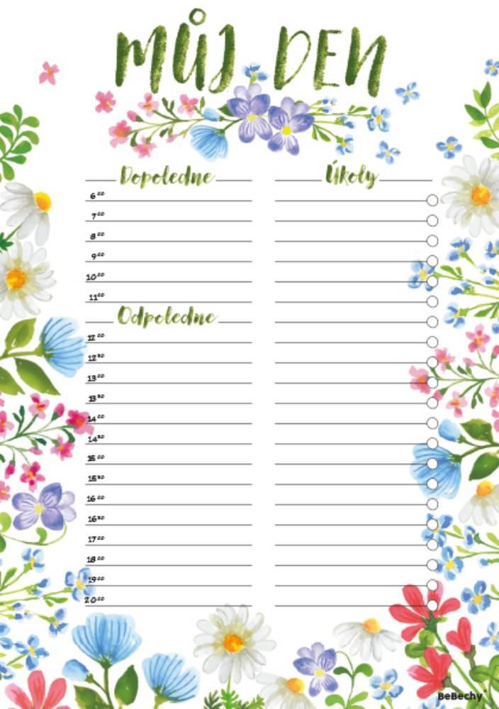 Baloušek Tisk denní plánovač A5 - Luční