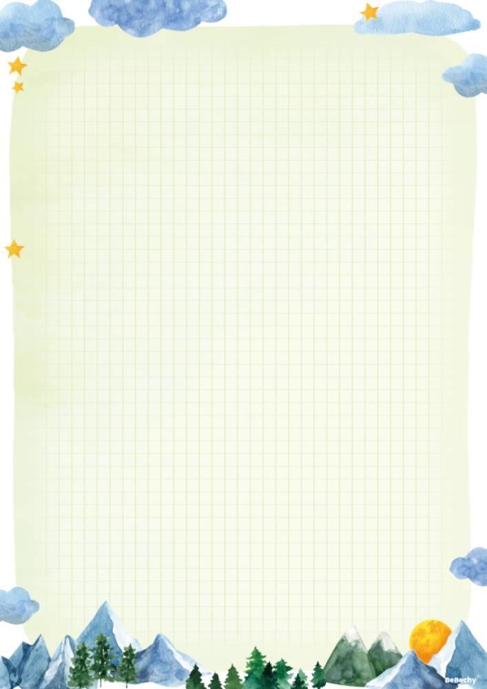 Baloušek Tisk blok A4 - Hory