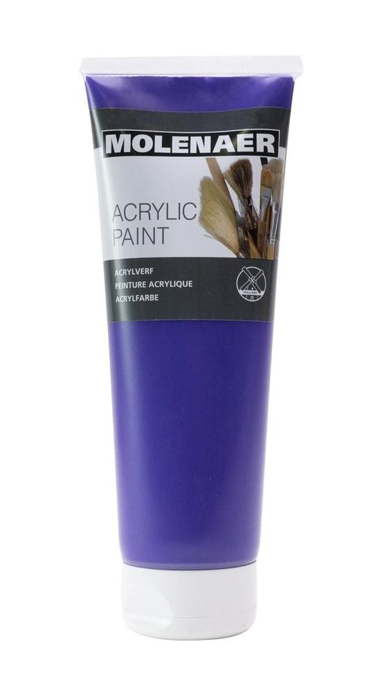Barva akrylová Molenaer 250 ml fialová