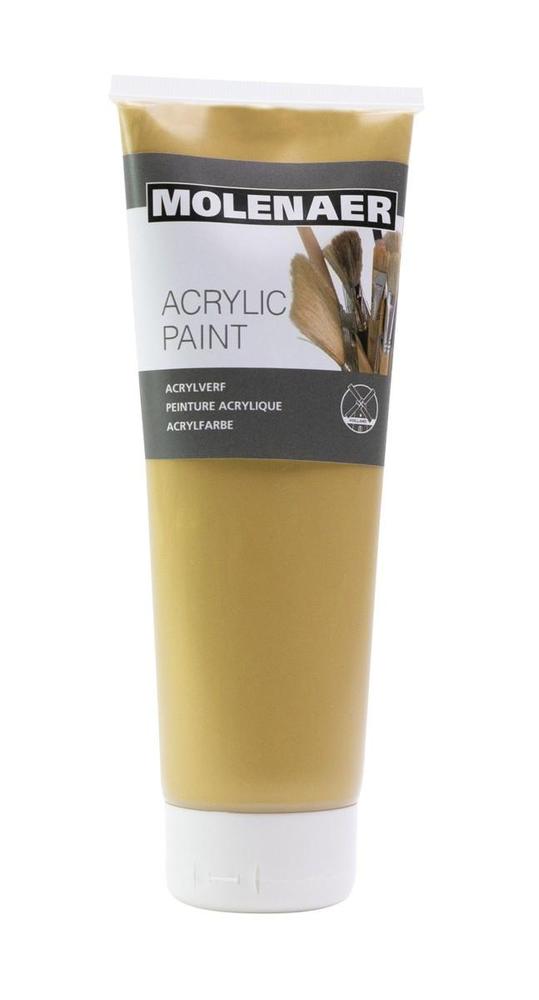 Barva akrylová Molenaer 250 ml zlatá