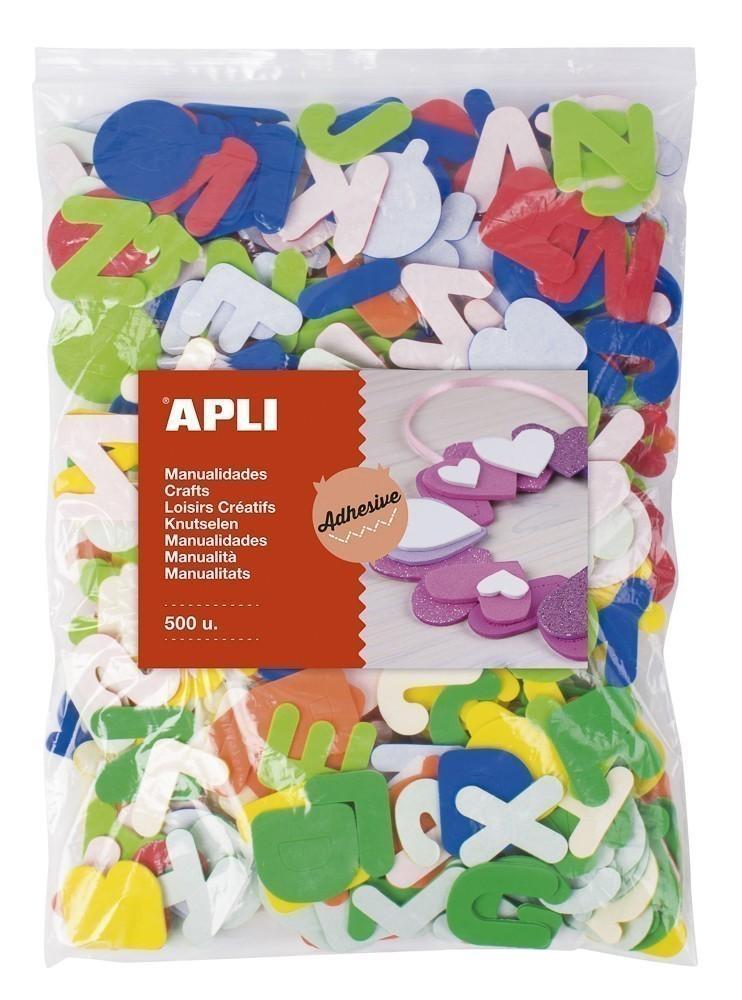 Apli pěnovka tvarová samolepicí Jumbo abeceda/500 ks