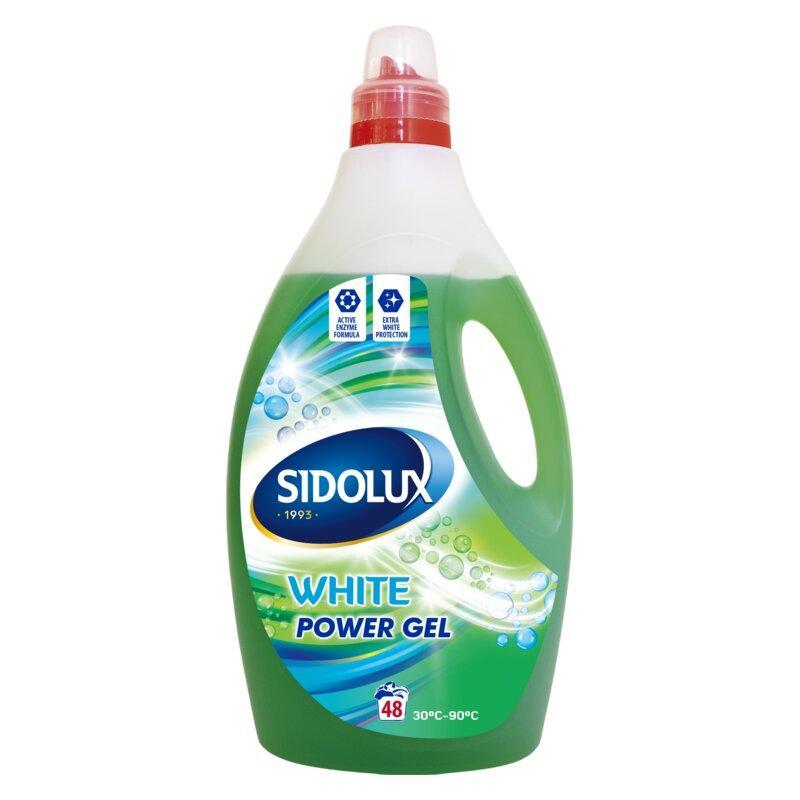 Sidolux gel na praní 48 dávek White 1920 ml