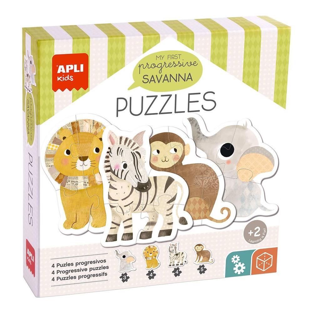 Apli edukační puzzle My First Savannah, 16 ks, 2+