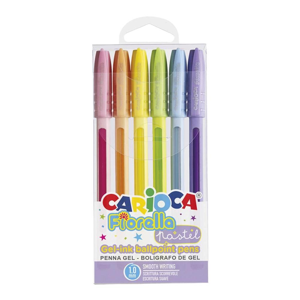 CARIOCA pero gelové Fiorella Pastel 6 ks, mix barev