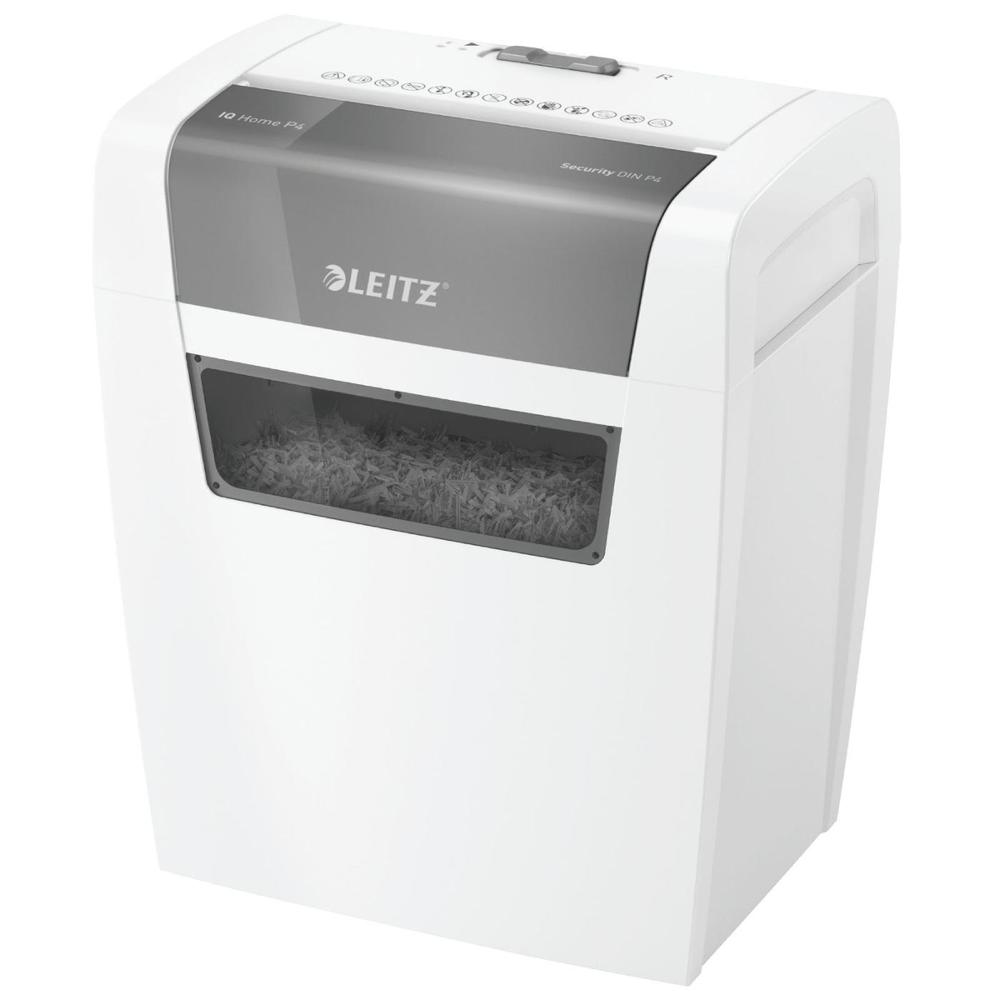 Leitz skartovačka IQ Home P4 bílá