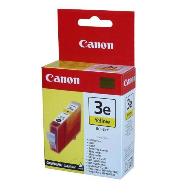 Inkoustové kazety Canon BJC6000, 6100, S400, 450, žlutá