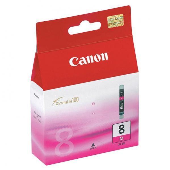 Inkoustové kazety Canon CLI8M, iP4200, iP5200, iP5200R, červená