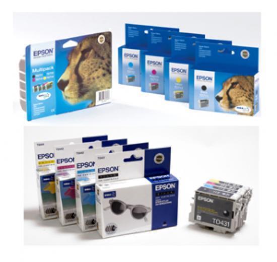 Inkoustové kazety Epson D78, DX4000, DX4050, modrá