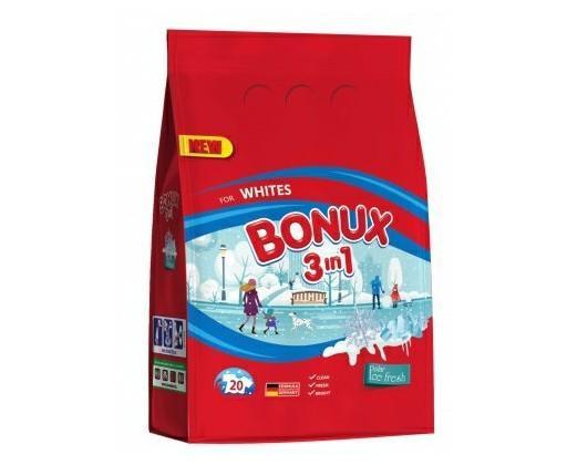 Prášek na praní BONUX 1,5 kg bílé prádlo